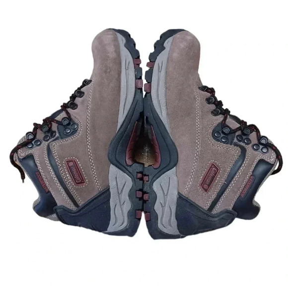 Coleman Tan  Suede Lace Up Hiking Boots Size 6 - Picture 4 of 9